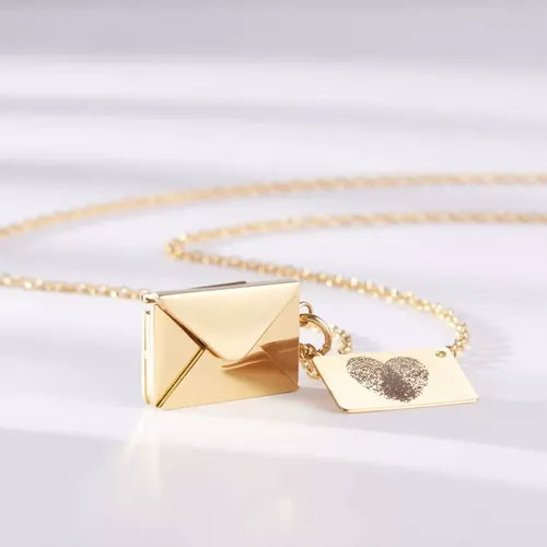 Colar Carta de Emoção - Foto ou Texto Personalizável