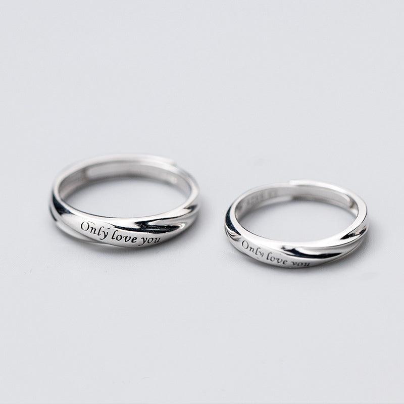 Par de Alianças Amo Apenas Você