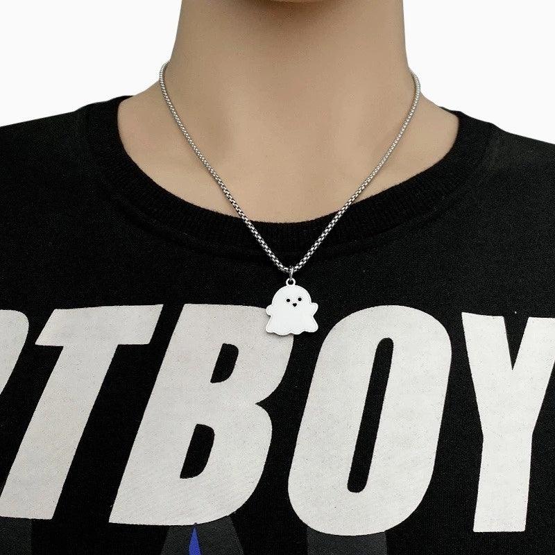 Par de Colares Fantasminhas Apaixonados