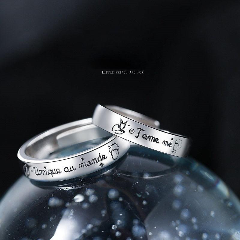 Par de Alianças Pequeno Princípe "Cativa-me"