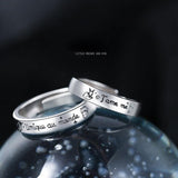 Par de Alianças Pequeno Princípe "Cativa-me"