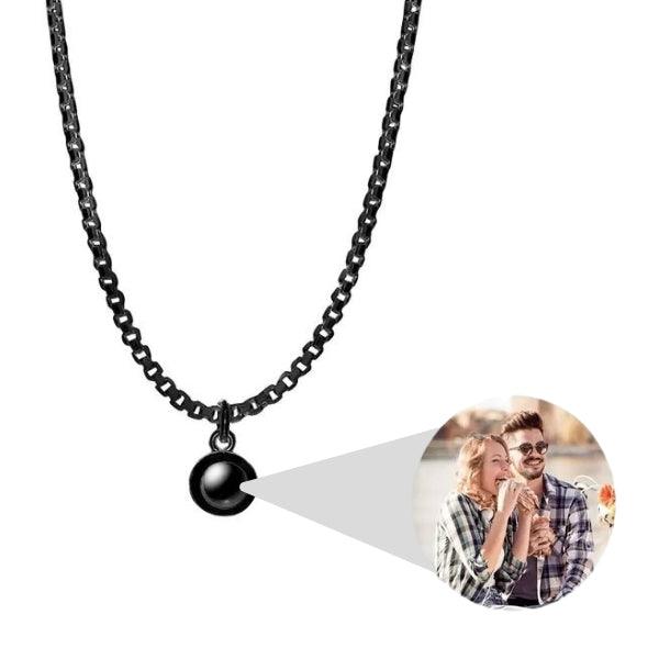 Colar Pingo Eterno Masculino - Foto Personalizável