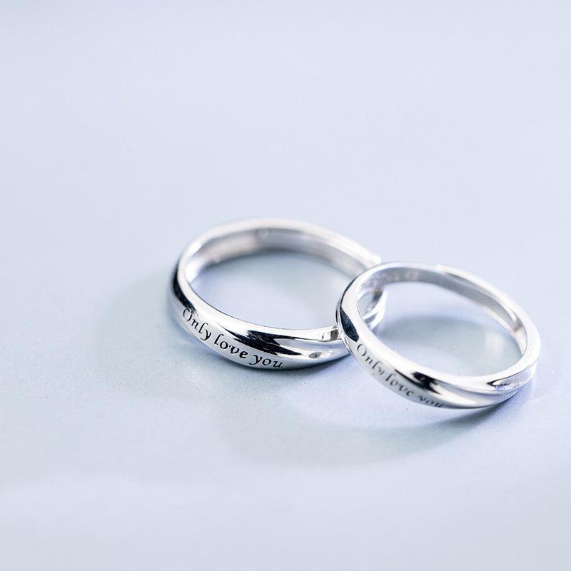 Par de Alianças Amo Apenas Você