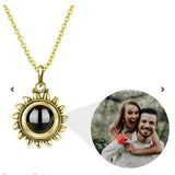 Colar Sol de Amor - Foto Personalizável
