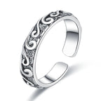 Par de Alianças Ondas Negras