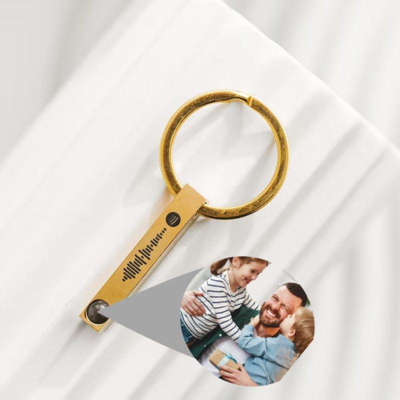 Chaveiro Barra Memories - Foto e Música/playlist Personalizável