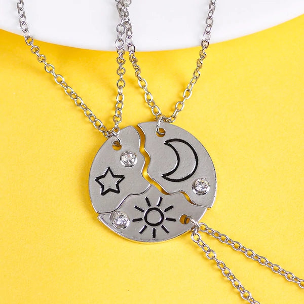 Colares da Amizade - Sol - Lua - Estrela