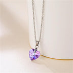 Colar Cristal Heart