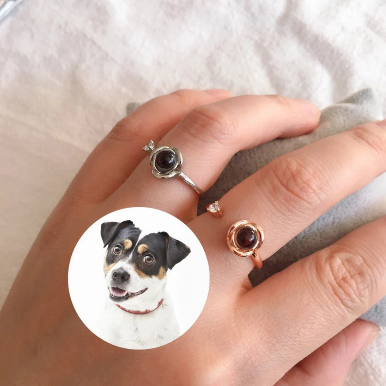 Anel Momentos Eternos - Foto Personalizável