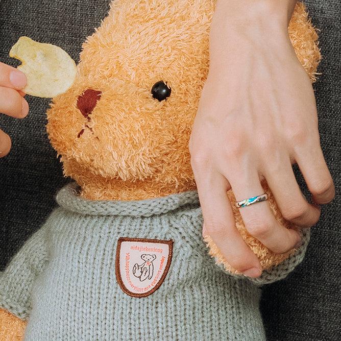 Par de Alianças Nebulosa do Amor Premium