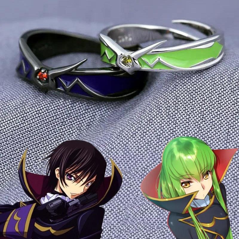 Par de Alianças Code Geass C.C e Lelouch