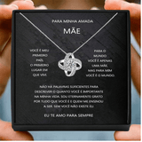 Colar Infinity & Carta Para Minha Amada Mãe