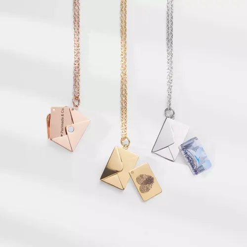 Colar Carta de Emoção - Foto ou Texto Personalizável