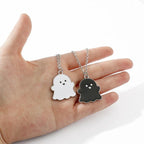 Par de Colares Fantasminhas Apaixonados