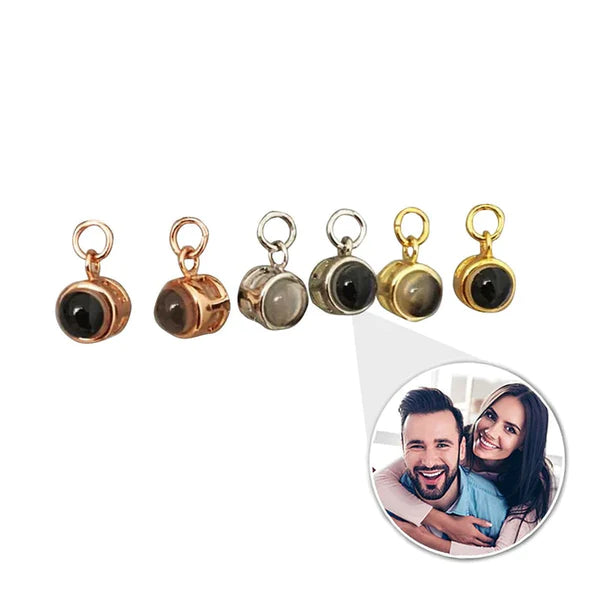 Pingente Berloque Pingo de Amor - Foto Personalizável