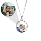 Par de Colares Mar e Montanha - Foto Personalizável