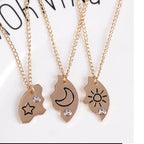 Colares da Amizade - Sol - Lua - Estrela