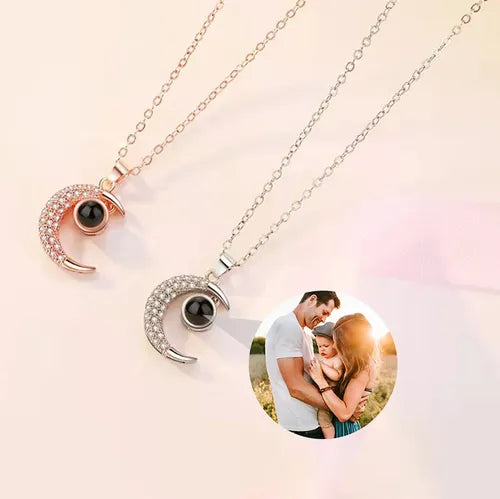 Colar Lua do Amor - Foto Personalizável
