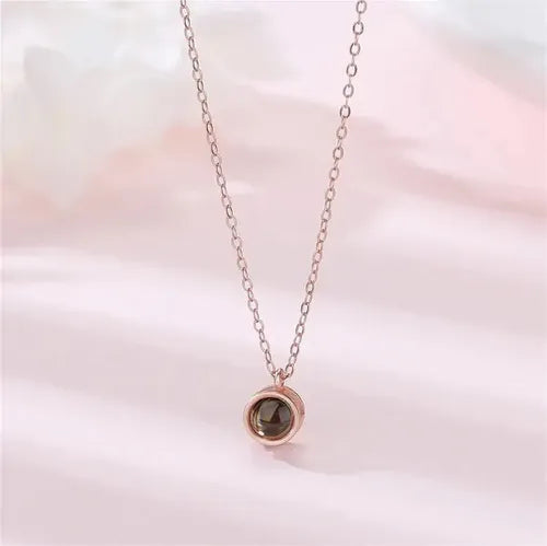 Colar Pingo de Amor - Foto Personalizável