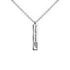 Par de Colares Barra Lovers - Escrita Personalizável