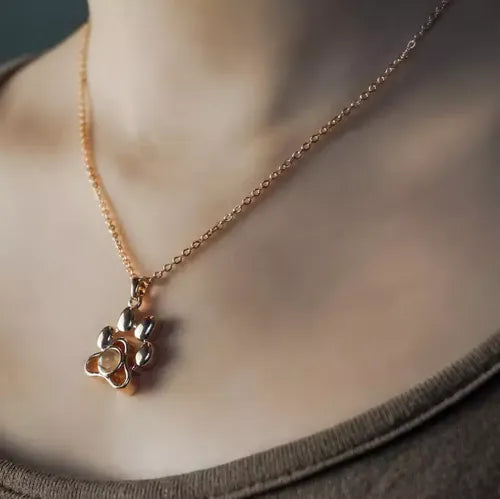 Colar Patinhas Eternas - Foto Personalizável