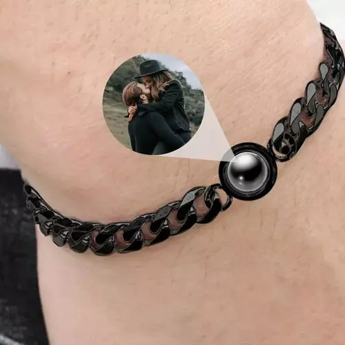 Pulseira Amor Infinito - Foto Personalizável