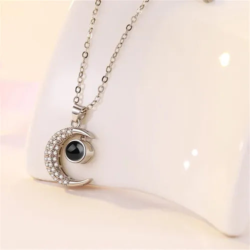 Colar Lua do Amor - Foto Personalizável