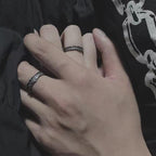 Par de Alianças Abismo Escuro