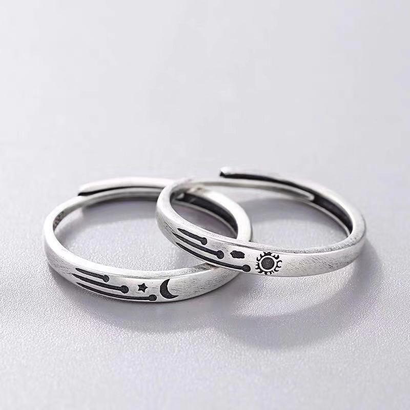 Par de Alianças Solar & Lunar