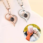 Colar Amor Eterno - Foto Personalizável + Caixa Com Rosa Rotativa