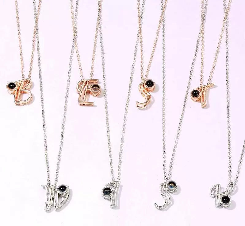 Colar Alfabeto - Foto Personalizável