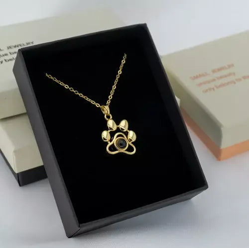 Colar Patinhas Eternas - Foto Personalizável