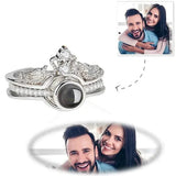 Anel Coroa Eterna - Foto Personalizável