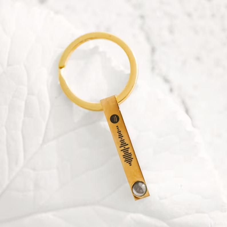 Chaveiro Barra Memories - Foto e Música/playlist Personalizável