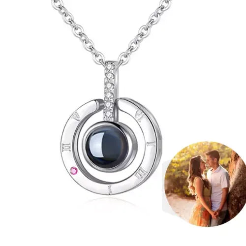 Colar Círculo do Infinito - Foto Personalizável