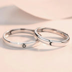 Par de Alianças Sol e Lua