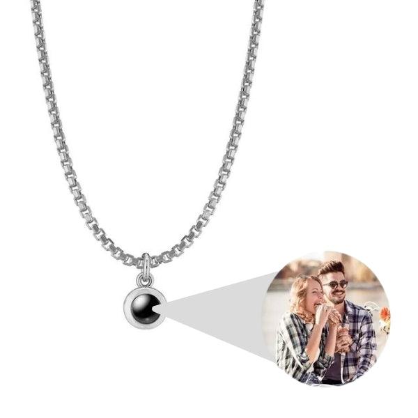 Colar Pingo Eterno Masculino - Foto Personalizável