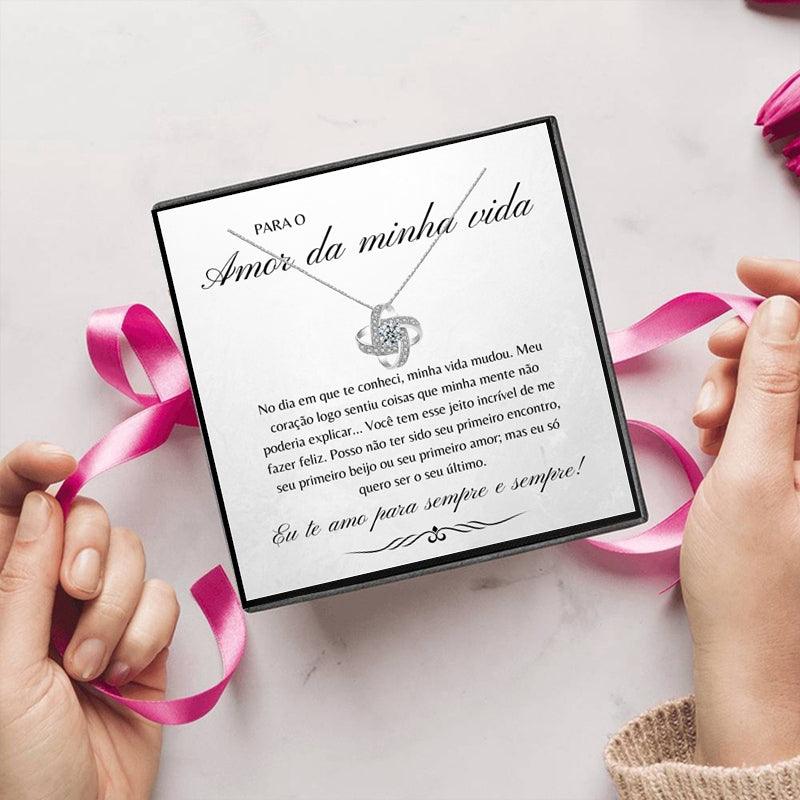 Colar Lover & Carta Para o Amor da Minha Vida