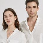 Par de Colares Sol e Lua - Foto Personalizável(PAGUE 1, LEVE 2)