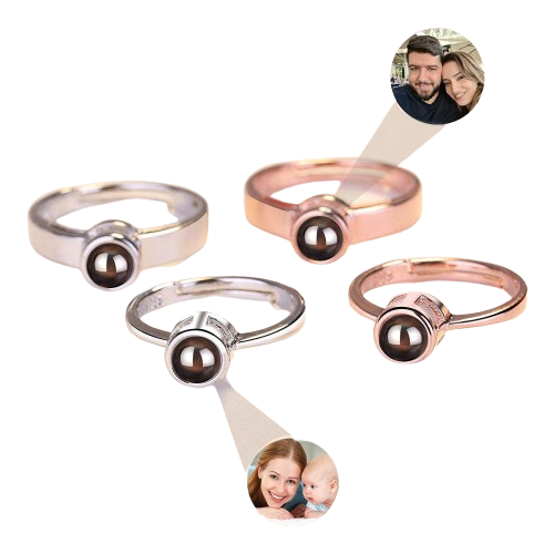 Par de Alianças Photo Lovers - Foto Personalizável