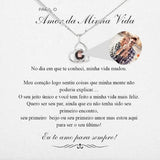 Colar Momentos Eternos - Foto Personalizável + Caixa Com Cartão Brinde