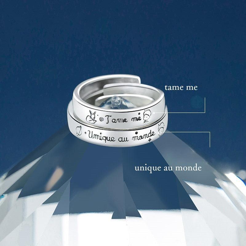 Par de Alianças Pequeno Princípe "Cativa-me"