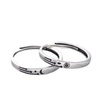 Par de Alianças Solar & Lunar