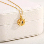 Colar Círculo do Infinito - Foto Personalizável