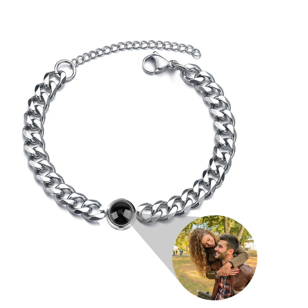 Pulseira Amor Infinito - Foto Personalizável