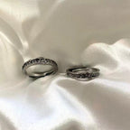 Par de Alianças Abismo Escuro