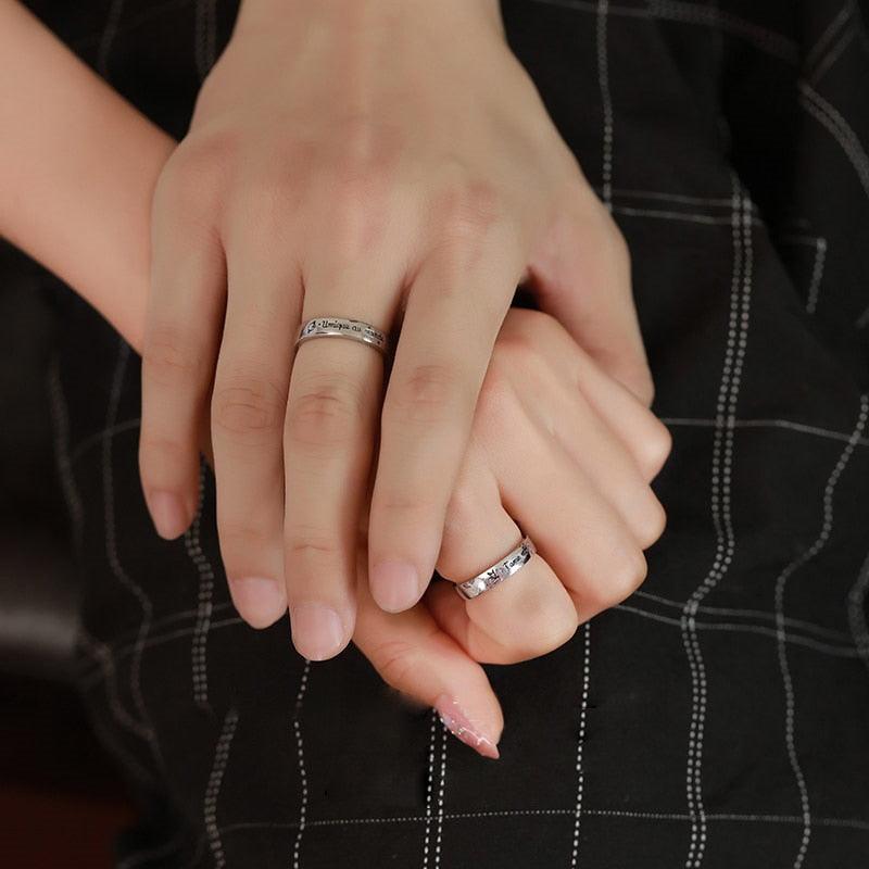 Par de Alianças Pequeno Princípe "Cativa-me"