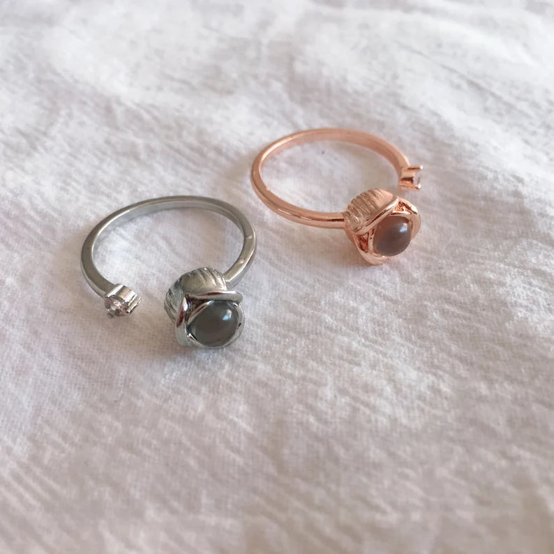 Anel Momentos Eternos - Foto Personalizável