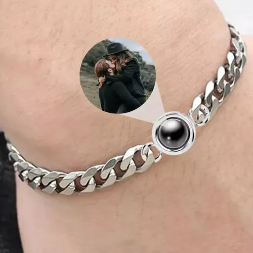 Pulseira Amor Infinito - Foto Personalizável