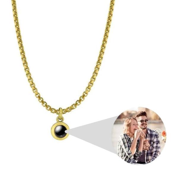 Colar Pingo Eterno Masculino - Foto Personalizável